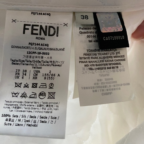 Authentic Fendi Miniskirt - Picture 5 of 6
